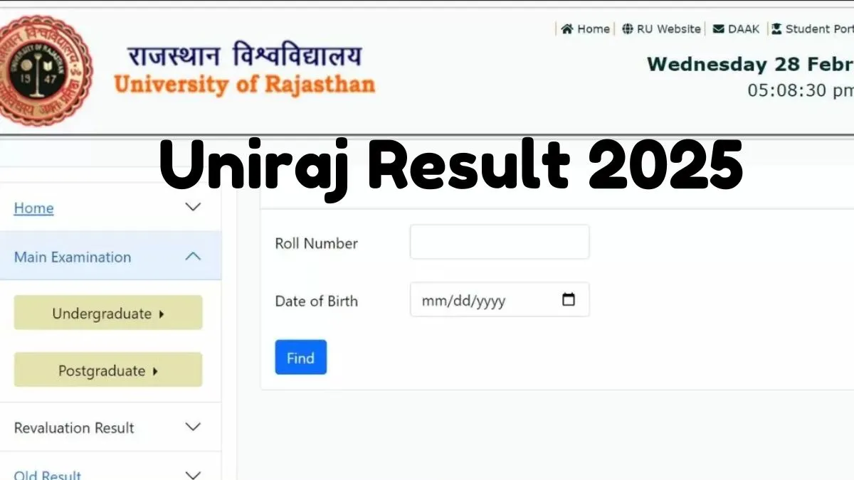 Uniraj Result 2025